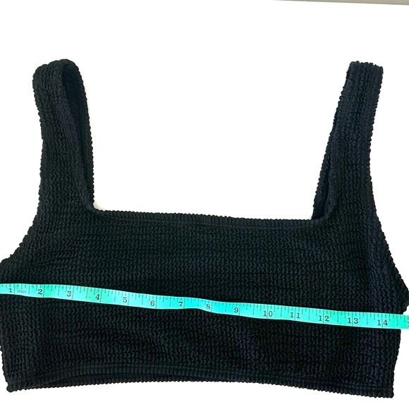 Black Textured Highwaisted Bikini Set - Picture 4 of 15